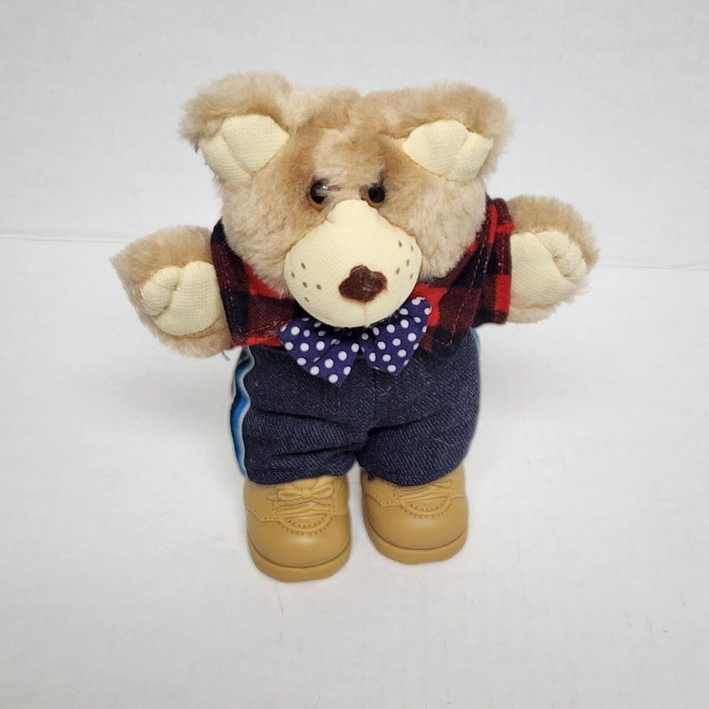 Furskins Xavier Roberts Bear 7" Teddy Bear Stuffed Animal‎ Plush